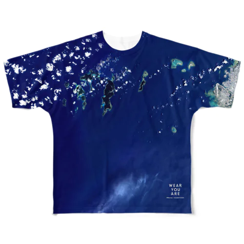 沖縄県 島尻郡 All-Over Print T-Shirt