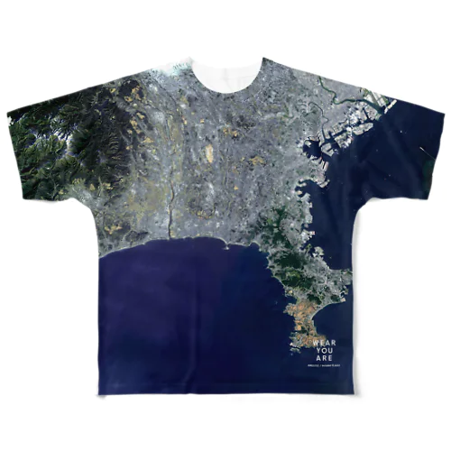 神奈川県 藤沢市 All-Over Print T-Shirt