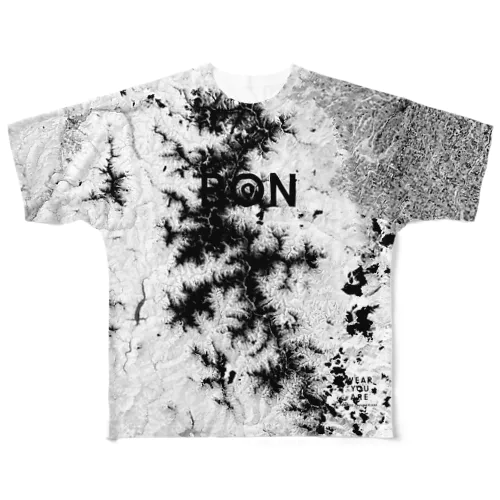北海道 帯広市 All-Over Print T-Shirt