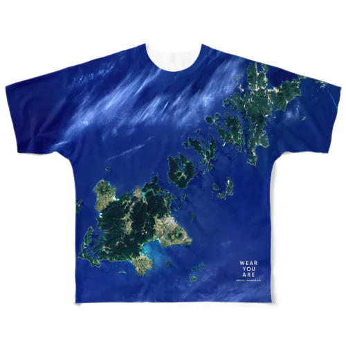 長崎県 五島市 フルグラフィックTシャツ