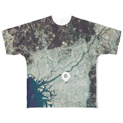 大阪府 豊中市 All-Over Print T-Shirt