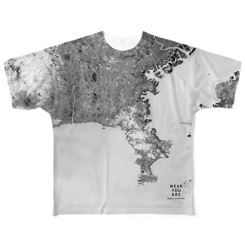 神奈川県 鎌倉市 All-Over Print T-Shirt