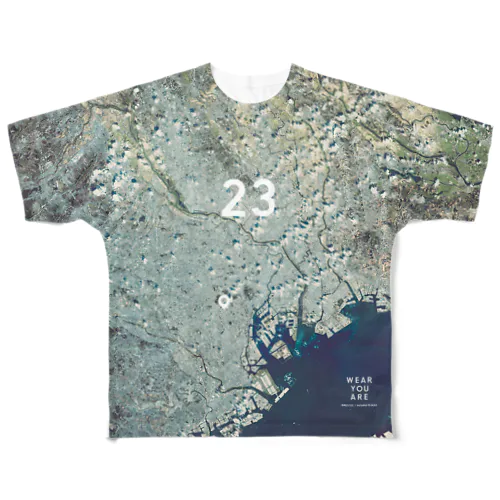 東京都 北区 All-Over Print T-Shirt