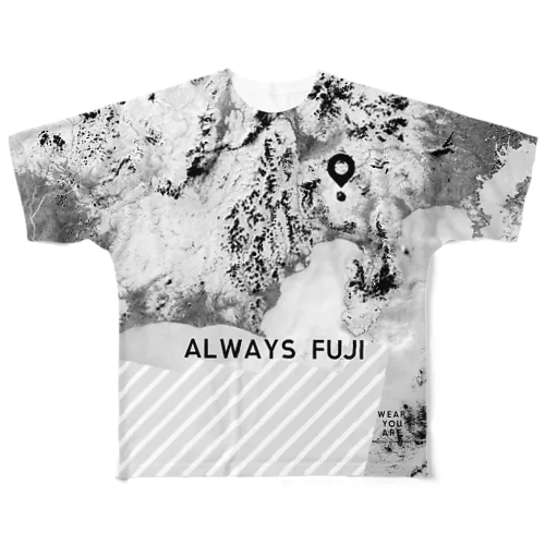 静岡県 藤枝市 All-Over Print T-Shirt