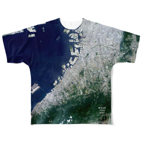 大阪府 堺市 All-Over Print T-Shirt