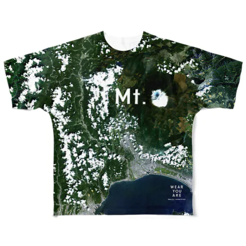 静岡県 富士宮市 All-Over Print T-Shirt