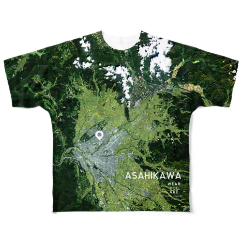 北海道 旭川市 All-Over Print T-Shirt