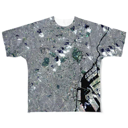 東京都 港区 All-Over Print T-Shirt