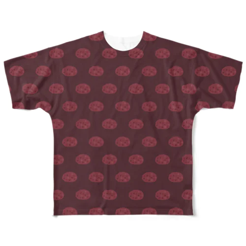 あんこおはぎTシャツ 濃いめ All-Over Print T-Shirt