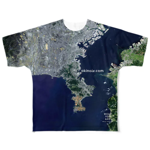 神奈川県 横須賀市 All-Over Print T-Shirt