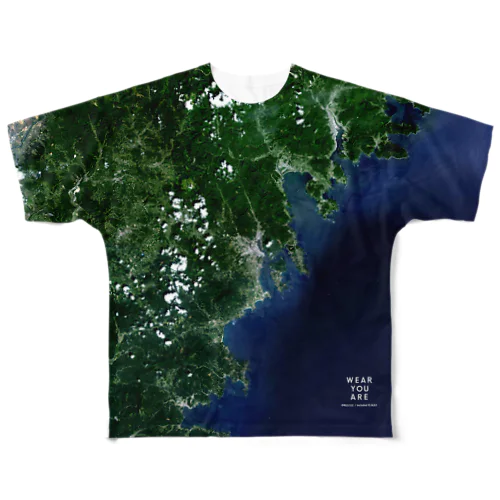 宮城県 気仙沼市 All-Over Print T-Shirt