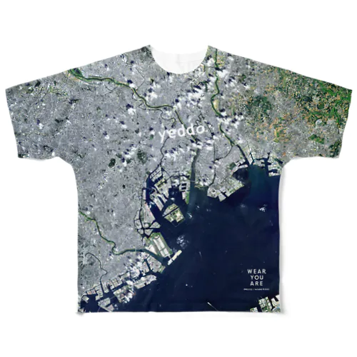 東京都 墨田区 All-Over Print T-Shirt