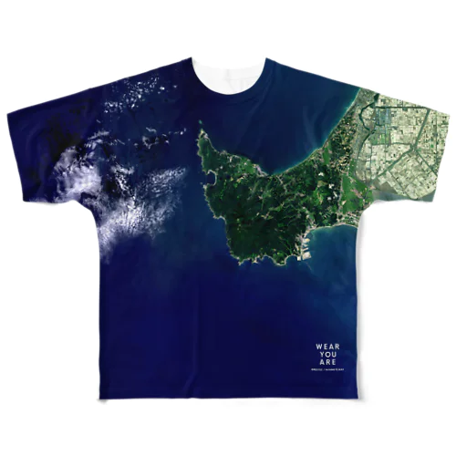 秋田県 男鹿市 All-Over Print T-Shirt