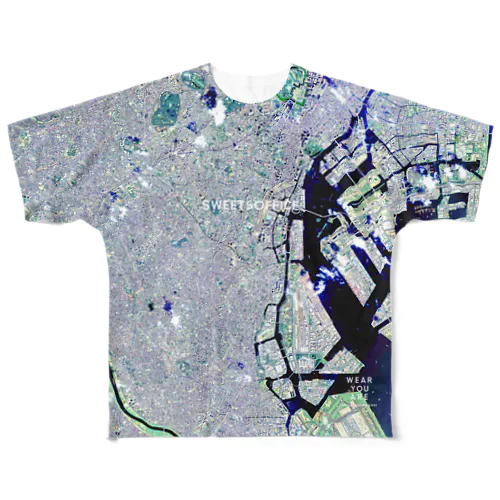 東京都 品川区 All-Over Print T-Shirt