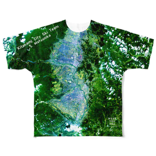 岩手県 奥州市 All-Over Print T-Shirt