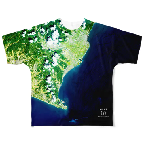 静岡県 藤枝市 All-Over Print T-Shirt