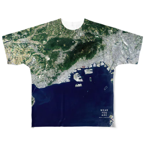 兵庫県 神戸市 All-Over Print T-Shirt