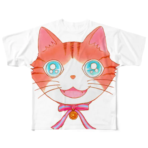 Blueeyes Cat フルグラフィックTシャツ