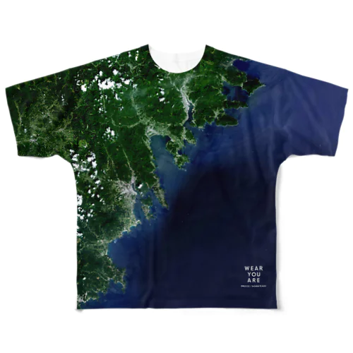 岩手県 陸前高田市 All-Over Print T-Shirt