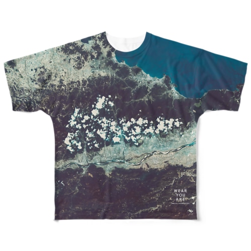 徳島県 阿波市 All-Over Print T-Shirt