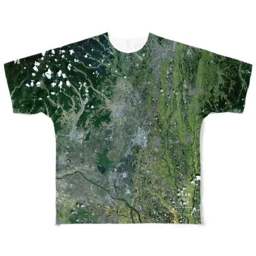 栃木県 小山市 All-Over Print T-Shirt