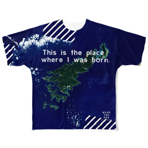 鹿児島県 奄美市 フルグラフィックTシャツ