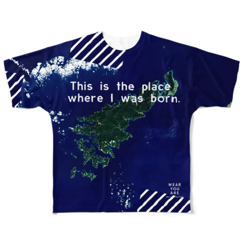 鹿児島県 奄美市 All-Over Print T-Shirt