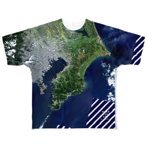 千葉県 佐倉市 All-Over Print T-Shirt