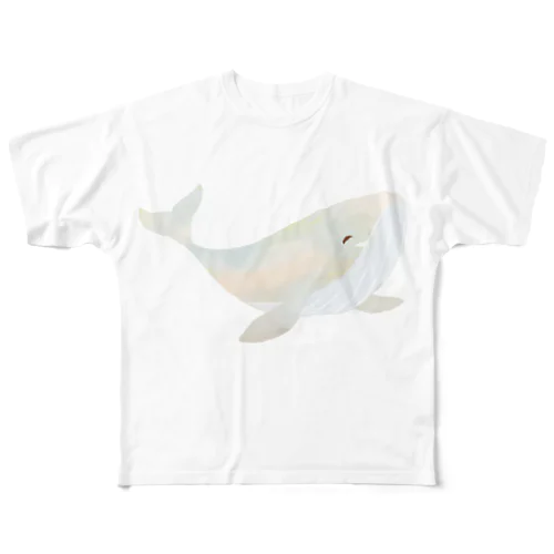 AM.5:00のクジラ　Tシャツ All-Over Print T-Shirt