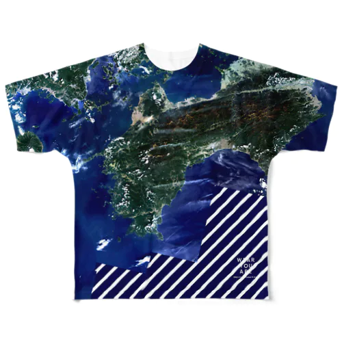 高知県 高岡郡 フルグラフィックTシャツ