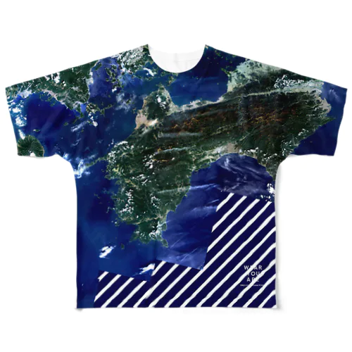 高知県 高岡郡 All-Over Print T-Shirt