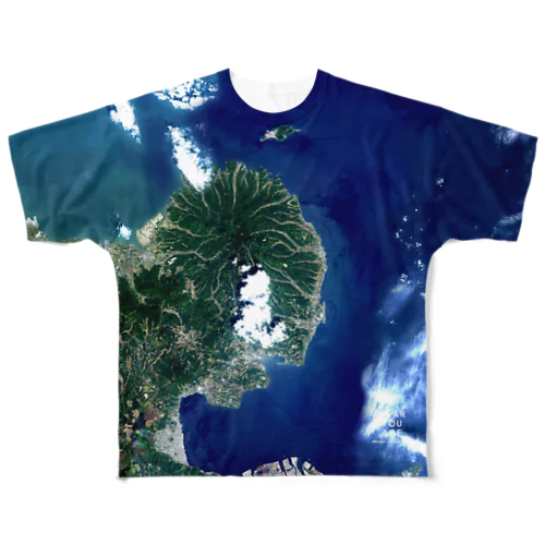 大分県 国東市 All-Over Print T-Shirt