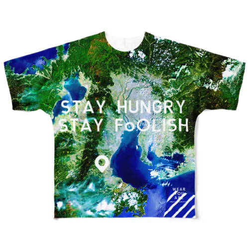 岐阜県 羽島市 All-Over Print T-Shirt