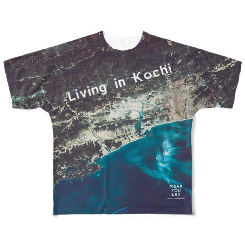 高知県 高知市 All-Over Print T-Shirt