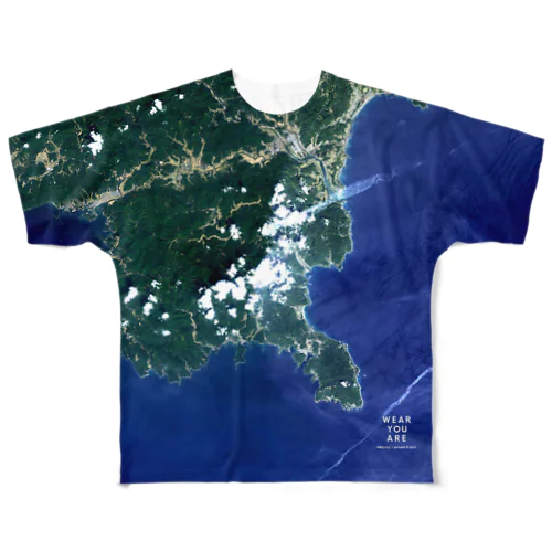 高知県 土佐清水市 フルグラフィックTシャツ