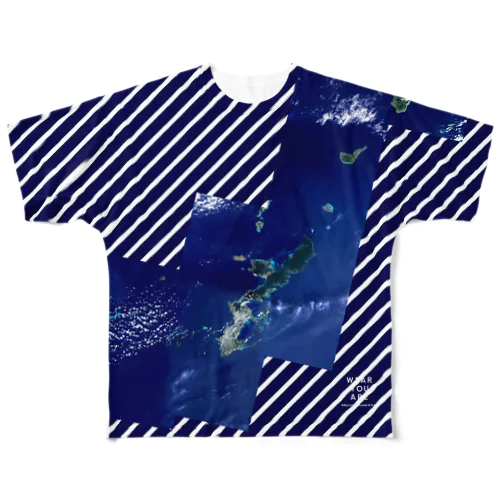 沖縄県 国頭郡 All-Over Print T-Shirt