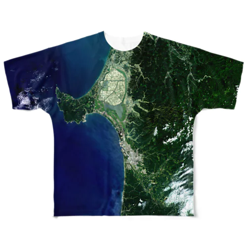 秋田県 昭和バイパス All-Over Print T-Shirt