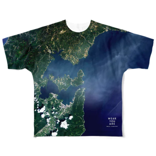 石川県 七尾市 フルグラフィックTシャツ