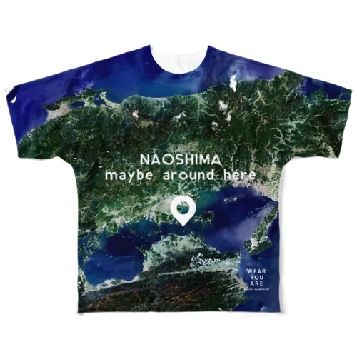 岡山県 赤磐市 All-Over Print T-Shirt