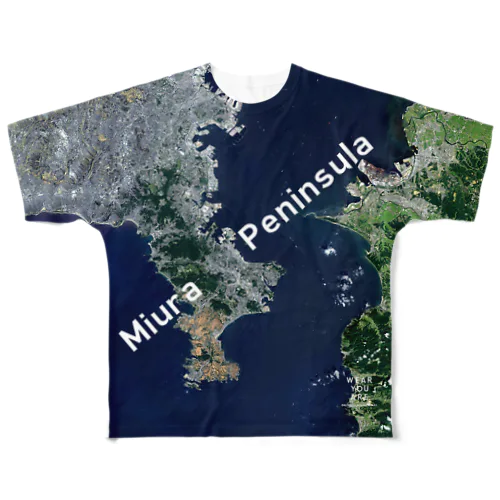 神奈川県 横須賀市 All-Over Print T-Shirt