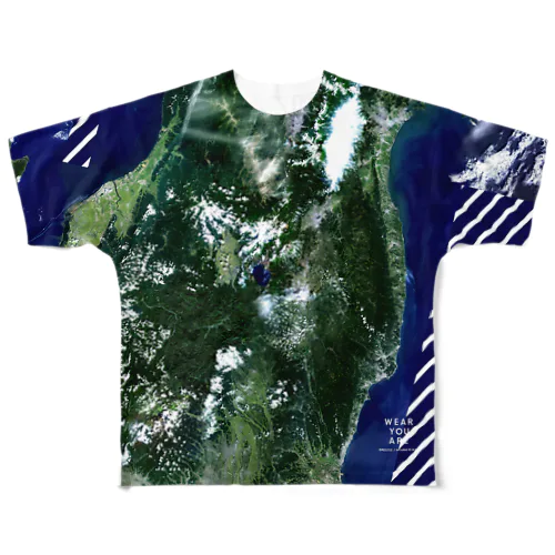 福島県 郡山市 All-Over Print T-Shirt