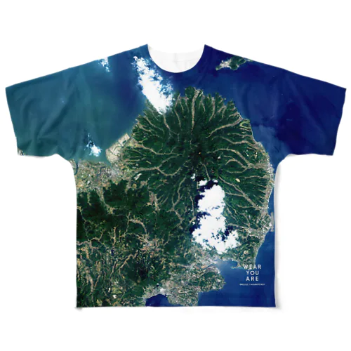 大分県 豊後高田市 All-Over Print T-Shirt