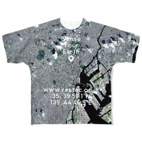 東京都 港区 All-Over Print T-Shirt