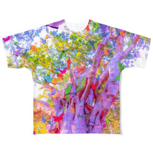 YOU are in wonderland*pink フルグラフィックTシャツ