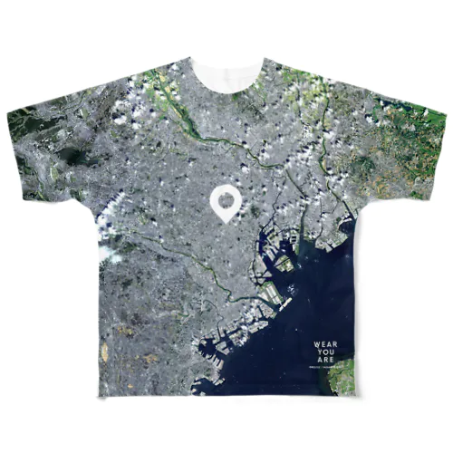 東京都 渋谷区 フルグラフィックTシャツ