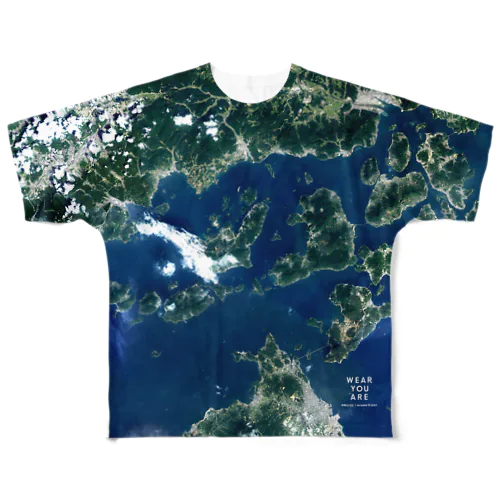 広島県 豊田郡 フルグラフィックTシャツ