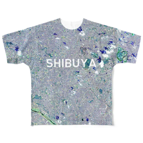 東京都 世田谷区 All-Over Print T-Shirt