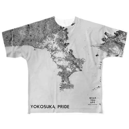 神奈川県 横浜横須賀道路 フルグラフィックTシャツ