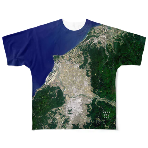 福井県 坂井市 All-Over Print T-Shirt