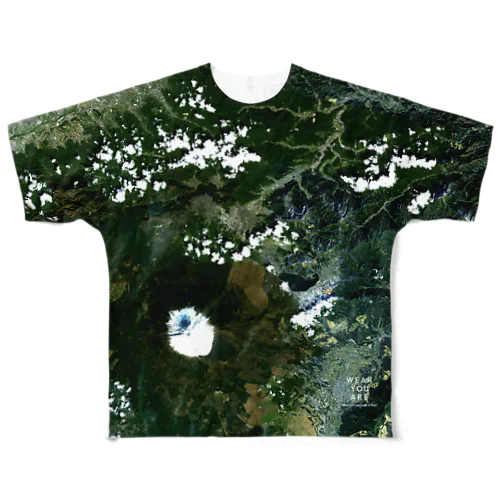 山梨県 南都留郡 All-Over Print T-Shirt